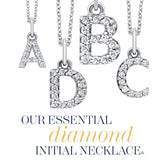 Diamond Initial Necklace - Dracakis Jewellers